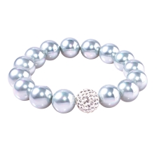 Браслет из искусственного жемчуга (майорка), артикул 1028