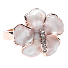 Кольцо c эмалью "Лолита", артикул 2102