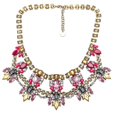 Колье "Малиновая принцесса", артикул 2003