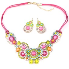 Колье с серьгами "Гюль", артикул 1631