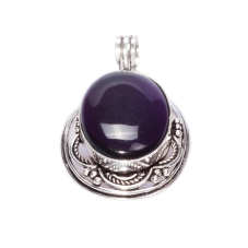 Кулон (имитация) "Аметист", артикул 1251